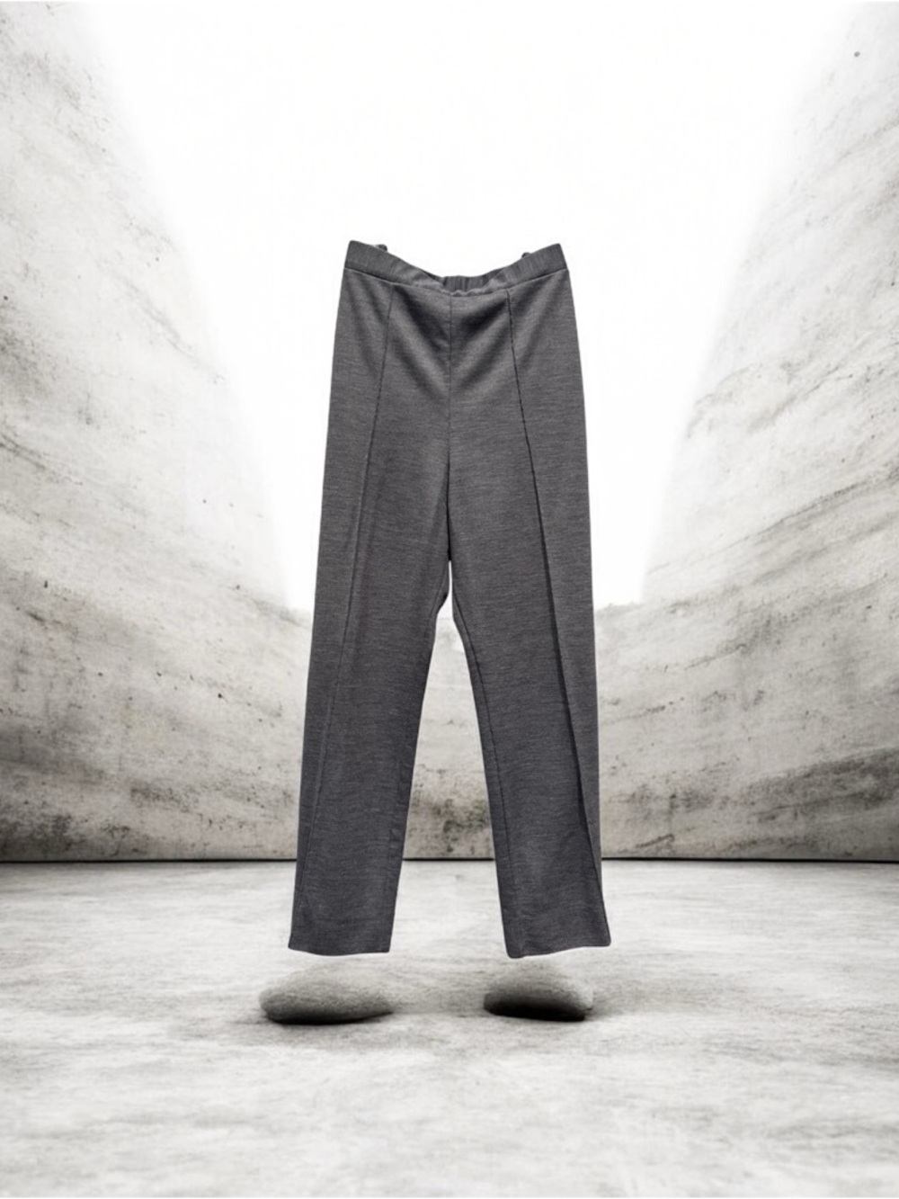 Men's Gray Dress Pants - Modern Straight Fit